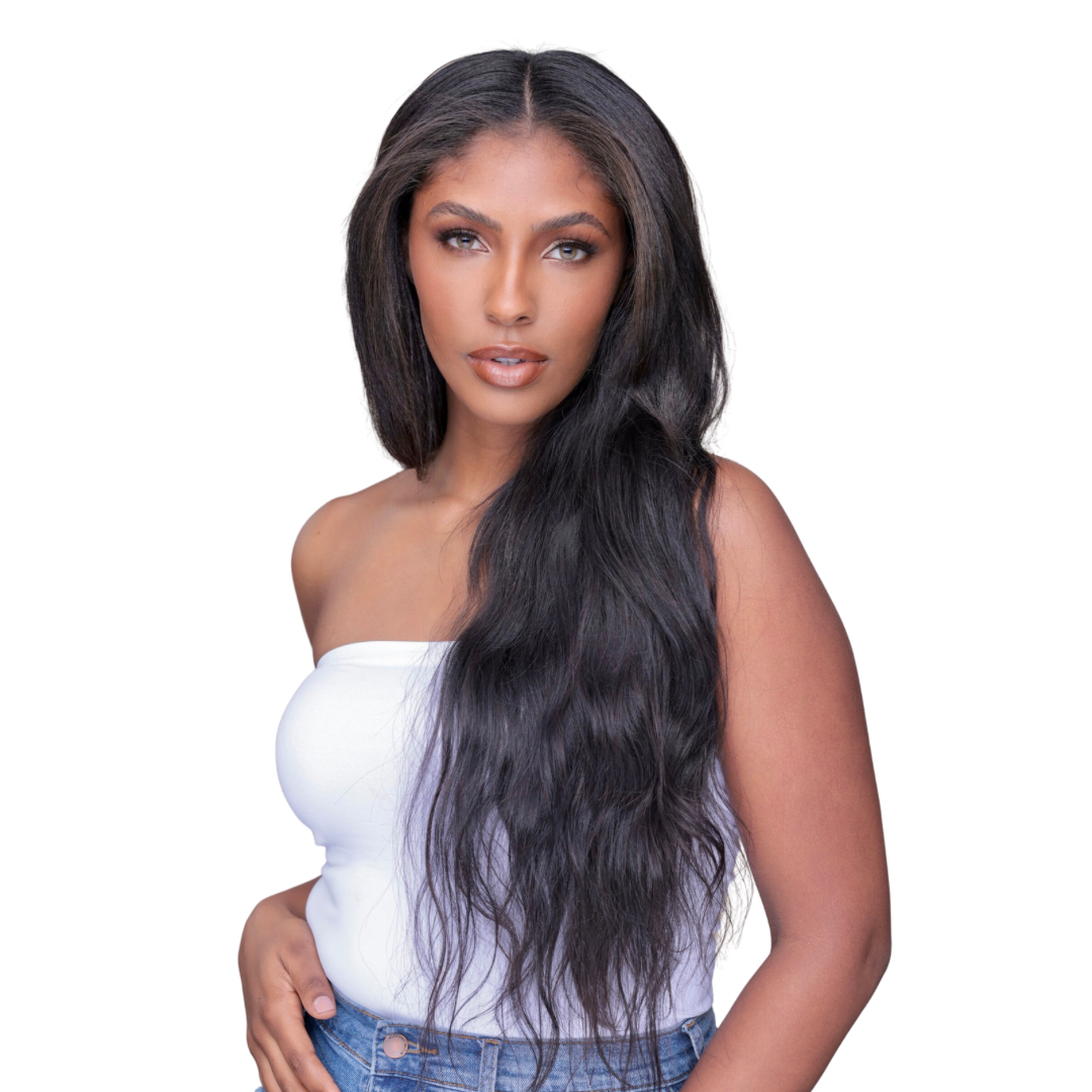 Raw Indian Straight Clip-Ins – 200g (Non-Seamless)