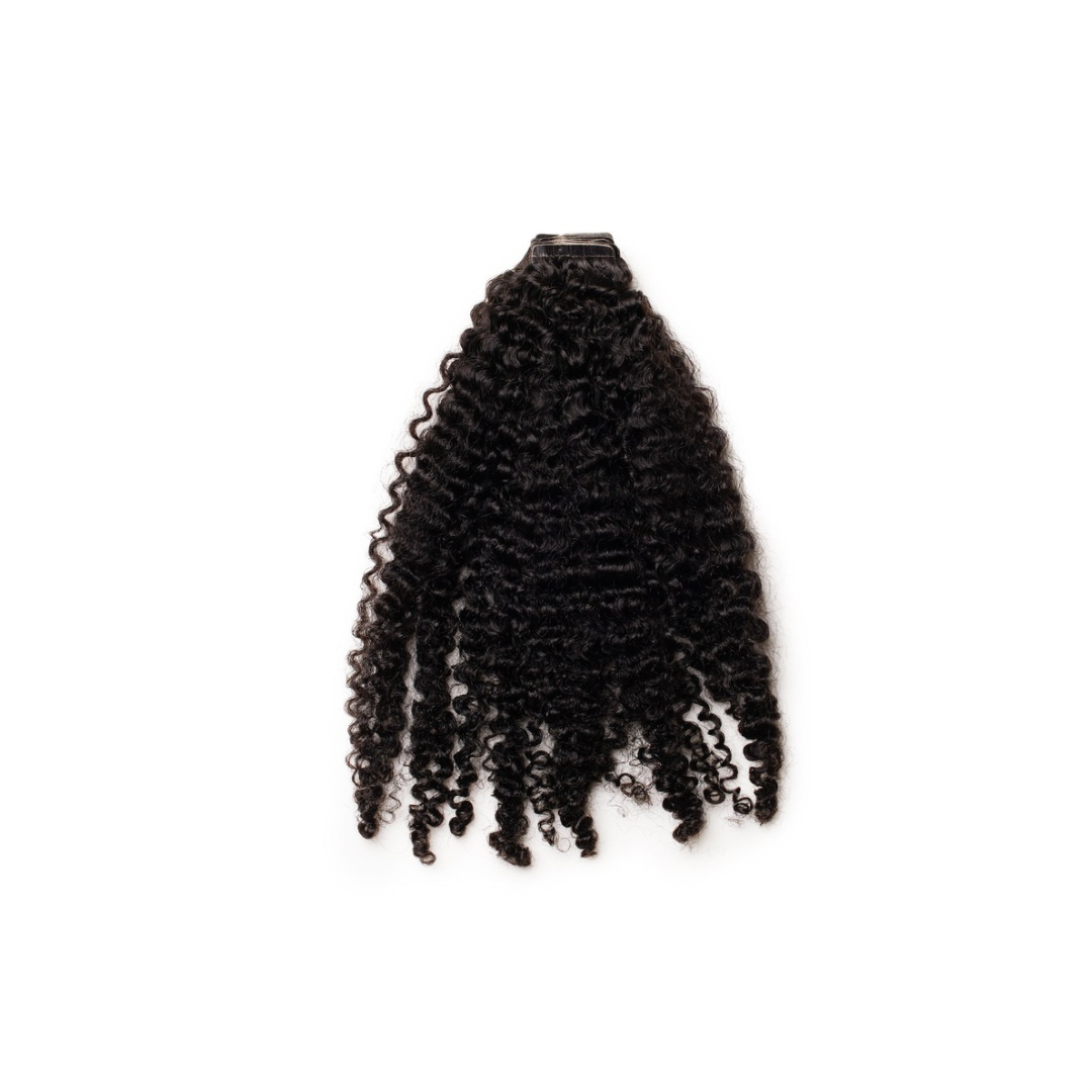 Kinky Curly Tape-In Hair Extensions - 100g Set