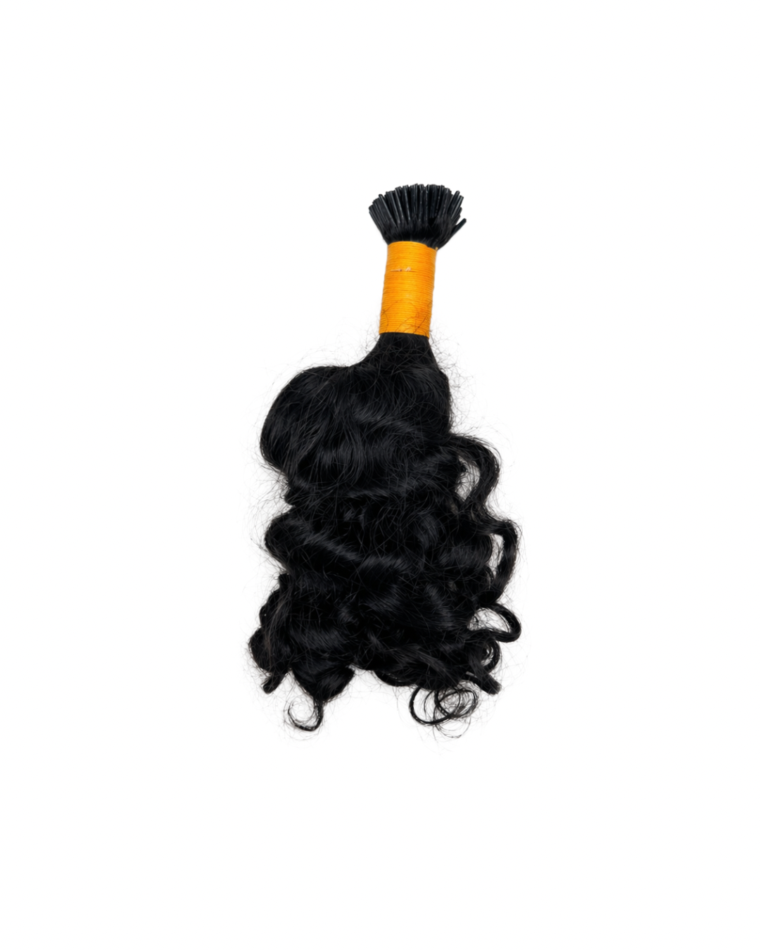 Natural Curly I-Tip Extensions – Raw Indian Hair