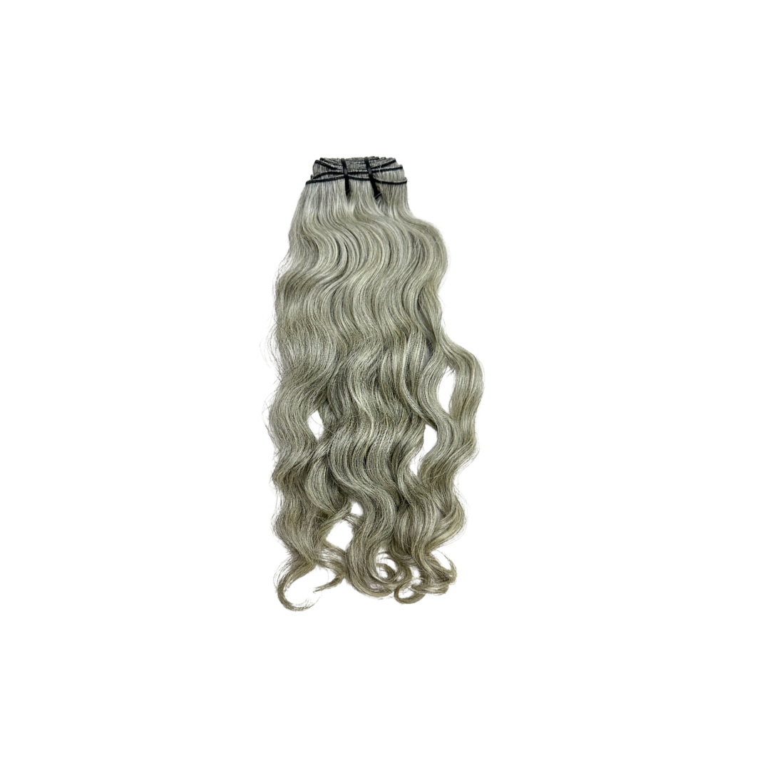 Light Silver Wavy Wefts