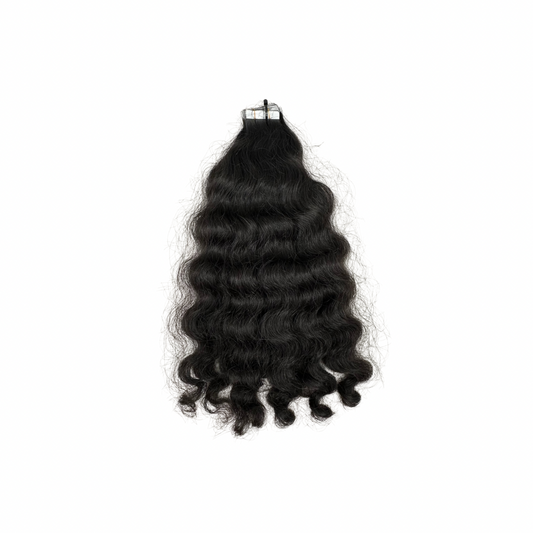 Natural Curly Tape-In Hair Extensions