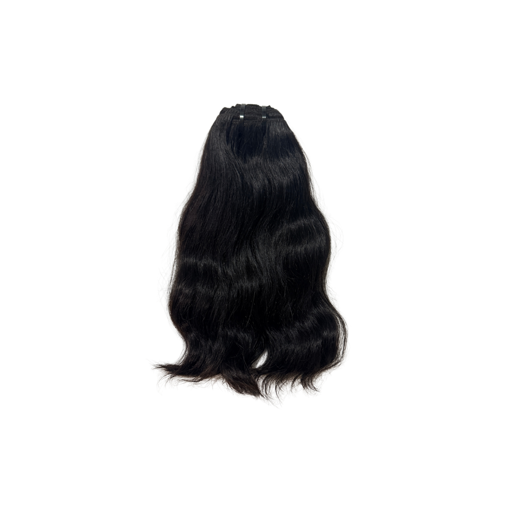 Raw Cambodian Wavy Clip-Ins