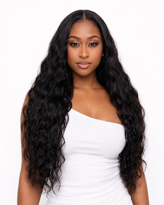 Raw Indian Natural Wavy Hair Bundles (Wefts)
