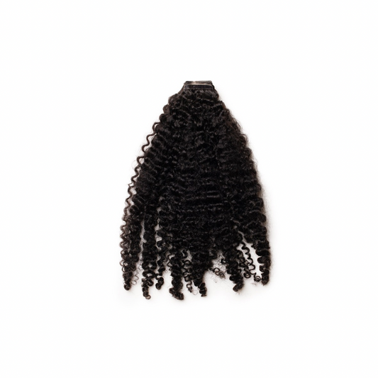 Kinky Curly Tape-In Hair Extensions - 100g Set