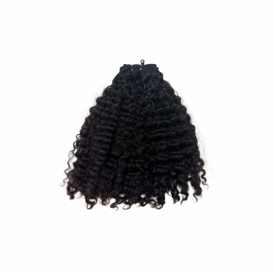 Deep Curly Clip-In Hair Extensions - (200g)